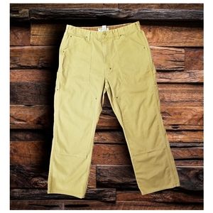 RALPH LAUREN "POLO JEAN COMPANY" CANVAS DOUBLE KNEE CARPENTER'S PANTS- 36"X32"
